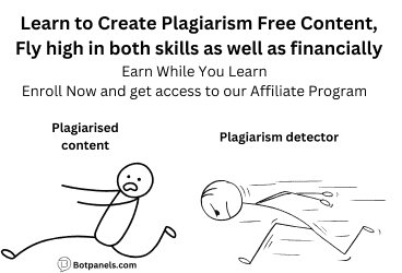 Learn to create plagiarism free content