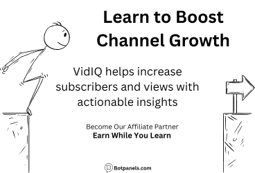 YouTube Channel Growth using vidIQ