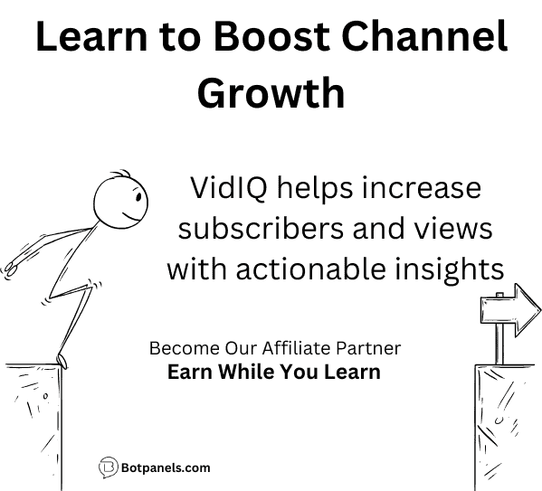 YouTube Channel Growth using vidIQ