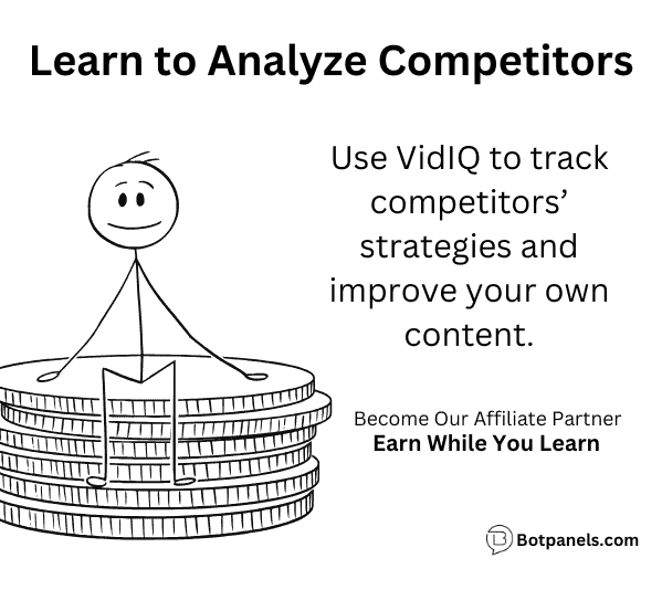 Youtube video competitor analysis using vidIQ