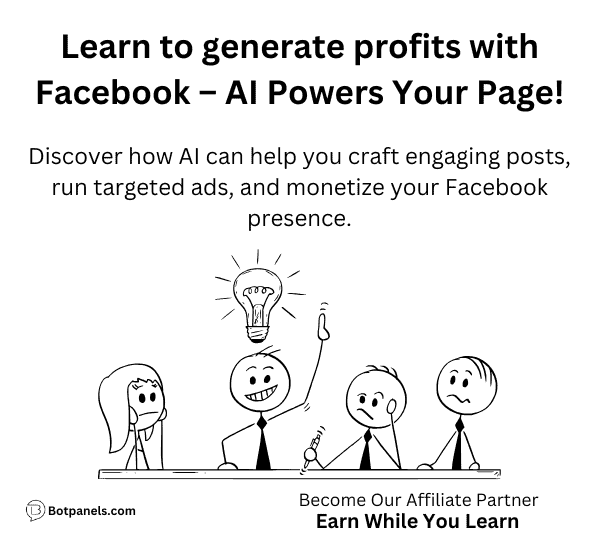 Generate revenue from facebook with AI