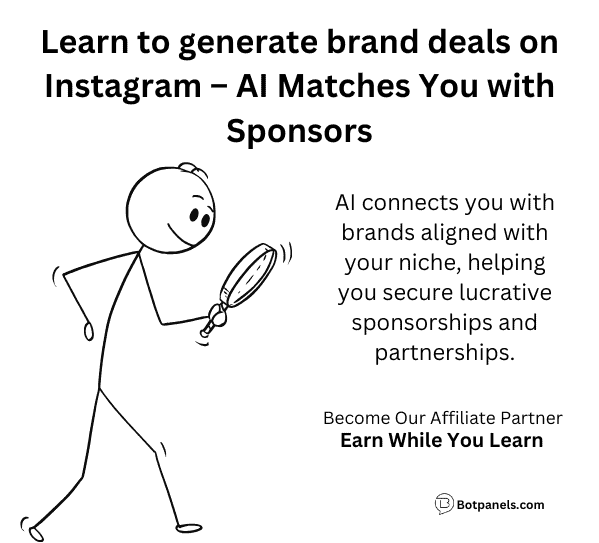 Get sponsors on Instagram with AI