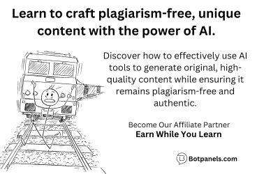 Plagiarism free AI content