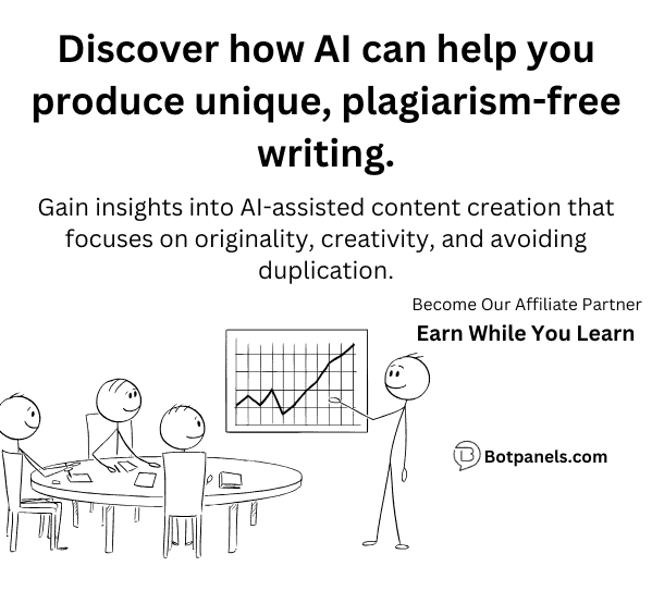 Plagiarism free writing with AI