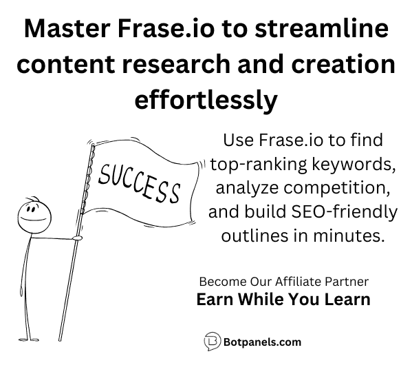 content research and writing using Frase