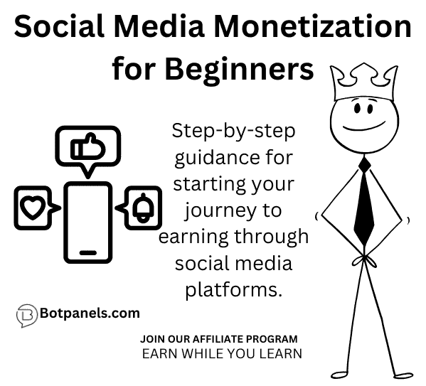 social media monetization for beginners