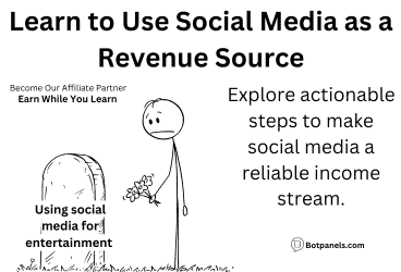 social media revenue source