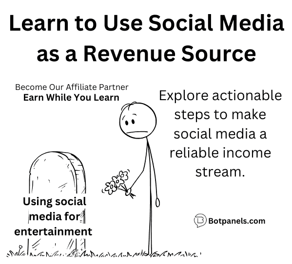 social media revenue source