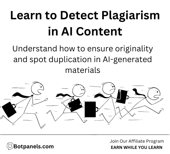 Detect plagiarism in AI content