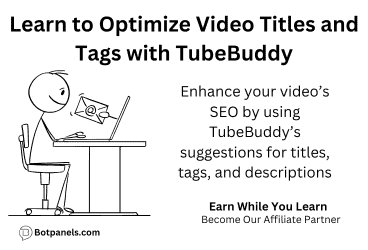 Optimize video title tags using tubebuddy